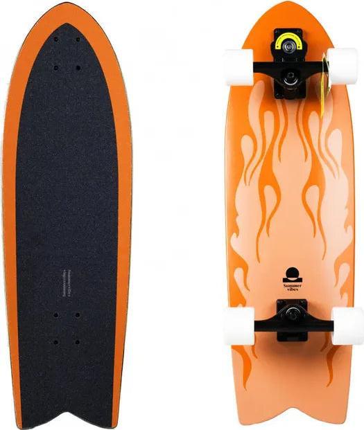 Smoothstar Summer Vibes Skateboard Heatave Powered by (Complete) (32")