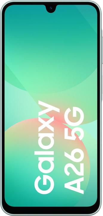 Actual product image Samsung Galaxy A26 (128 GB, Mint colour, 6.70", 50 Mpx, 5G)