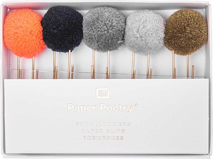 Immagine prodotto Rico Design Clip di carta pompon 5 pezzi (5 x)
