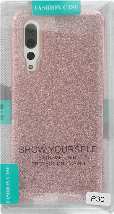 Image du produit OEM Silicon Case Glittery pour Huawei P30 rose (Huawei P30)
