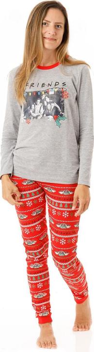 Produktbild Friends Schlafanzug mit langer Hose weihnachtliches Design (S)