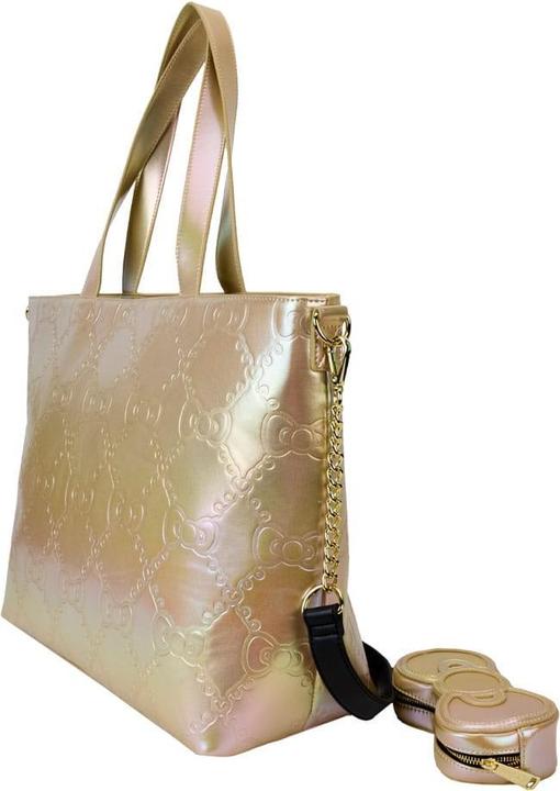 Actual product image Loungefly Hello Kitty by Tote Bag 50th Anniversary Gold