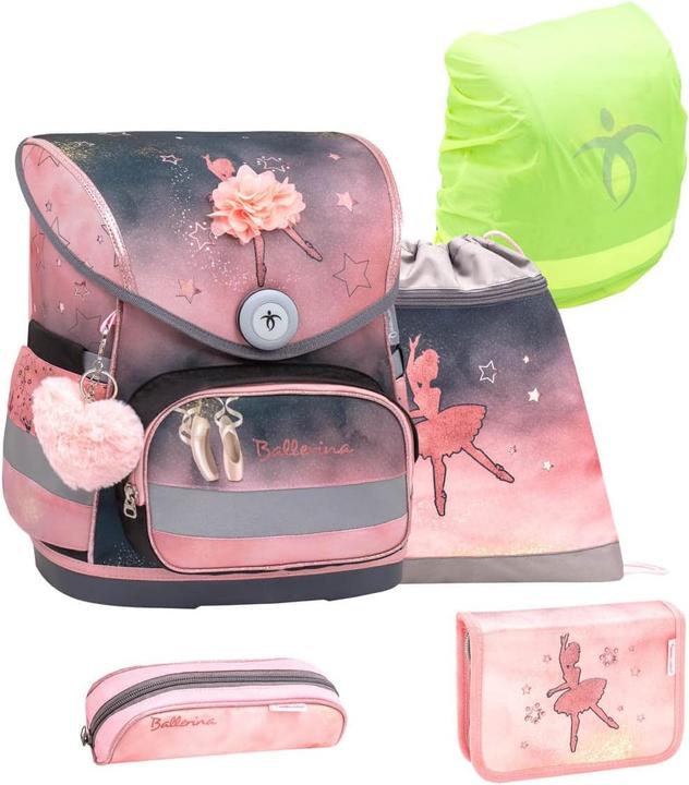 Image du produit Belmil 5-teiliges ergonomisches Schulranzen-Set mit Regenschutz