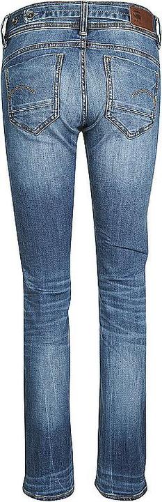 Produktbild G-Star Midge Zip Mid Straight Jeans medium indigo aged (W30/L30)