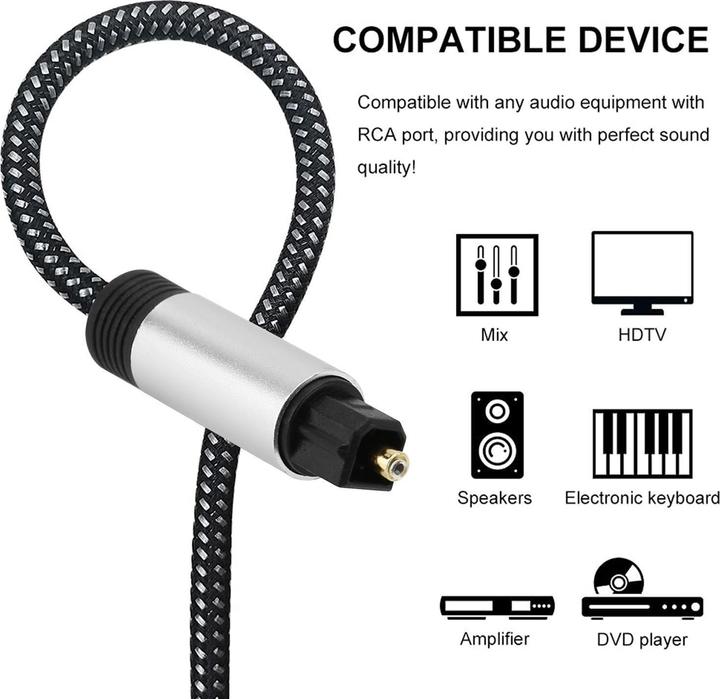 Actual product image Cadorabo Digital audio cable (0.02 m, TOSLINK)