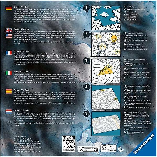 Actual product image Ravensburger Escape - Paris (919 pieces)
