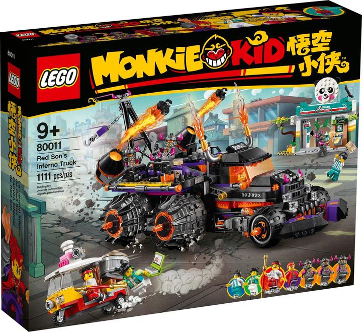 LEGO Red Sons Inferno Truck (80011, LEGO Monkie Kid, LEGO Rare Sets)