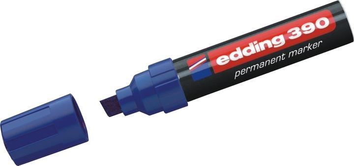 Actual product image Edding Permanent marker 390 (Black, Blue, 12 mm, 1 x)
