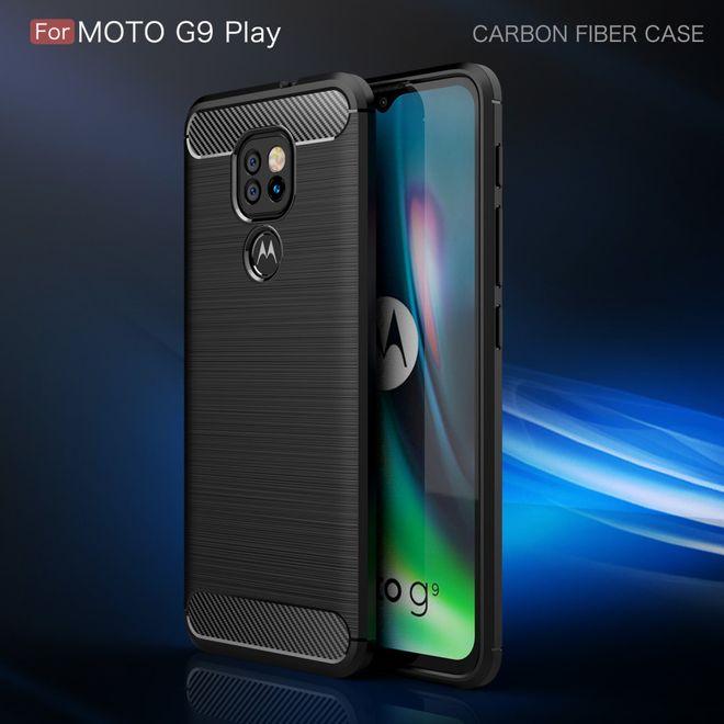 Immagine prodotto MU Style Serie Softcase in fibra di carbonio TPU (Motorola Moto G9 Play)
