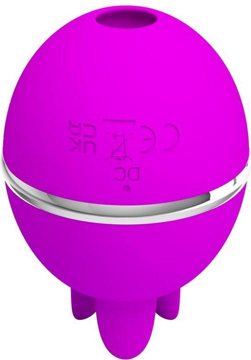 Image du produit Pretty Love Gemini Ball Violet. Vibromasseur Rond En Silicone