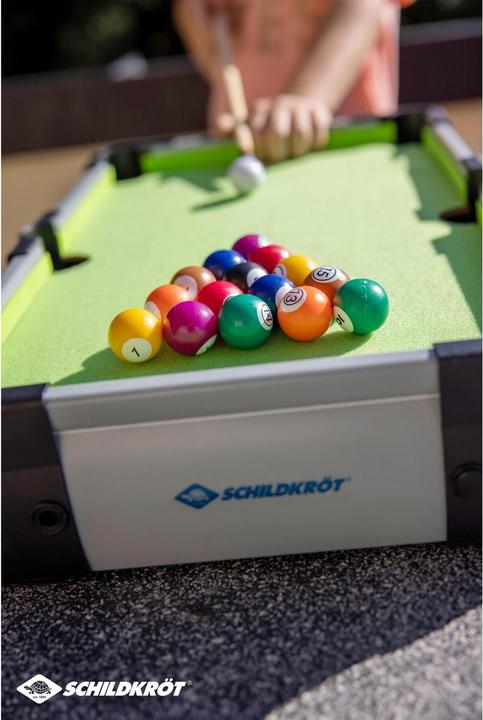 Actual product image Schildkröt Family game mini billiards table