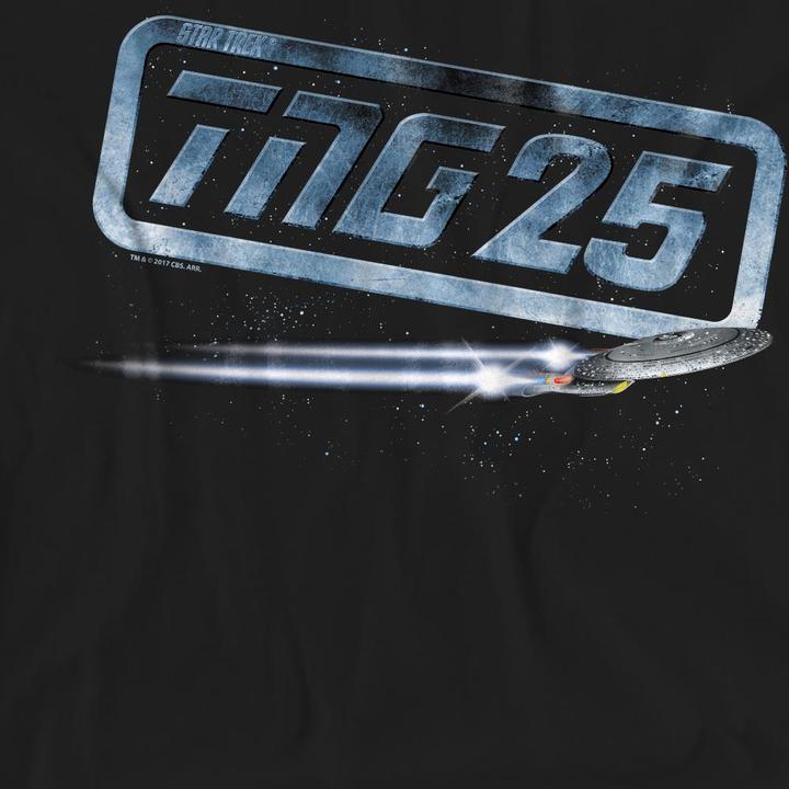 Produktbild The Next Generation 25 Enterprise TShirt (L)