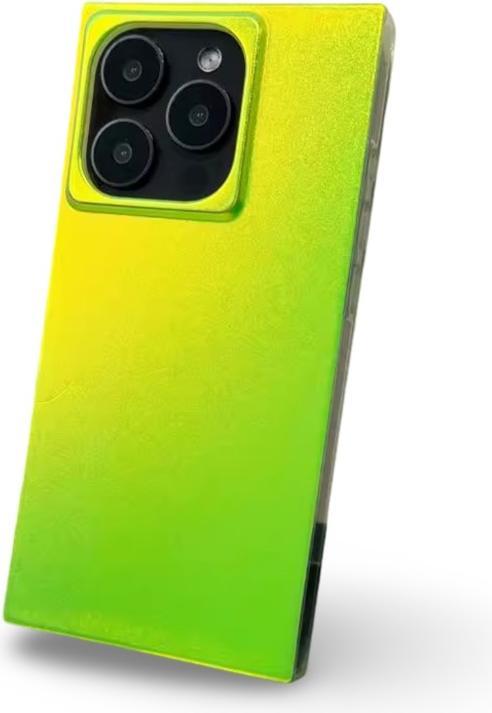 Produktbild RPD iPhone 16 Pro - Luminous Neon Shine - High Gloss Finish, Neongrün (Apple iPhone 16 Pro)