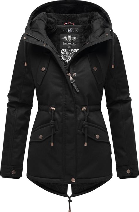 Noir avec fourrure noire