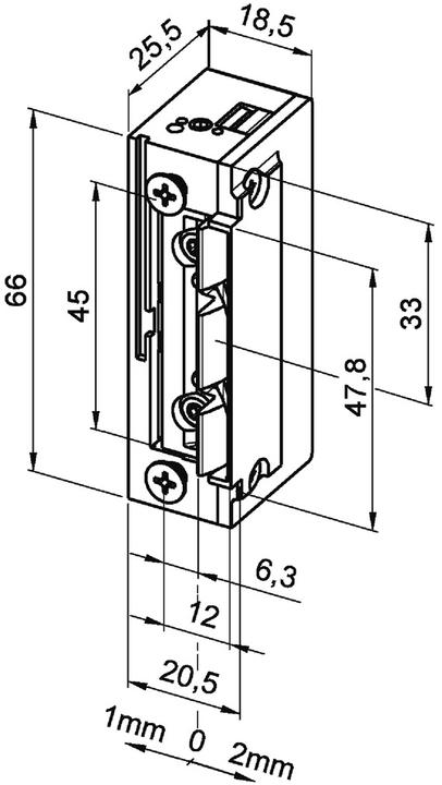 Actual product image effeff Electric strike 118 F.13 ProFix 2 (Indoor)