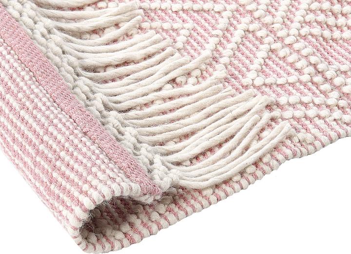 Actual product image Beliani Carpet 160 x 230 cm pink ADANA Lumarko! (160 x 230 cm)