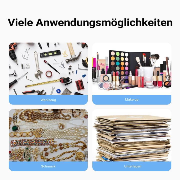 Produktbild Wiltec Alu Universalkoffer 46x33x15,2cm Werkzeugkoffer Schaumstoff Transportbox