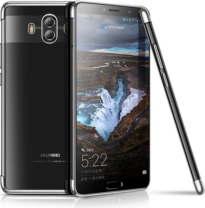 König Design Handy Hülle Schutz Case für Huawei Mate 10 Pro Durchsichtig Transparent Silber (Huawei Mate 10 Pro)