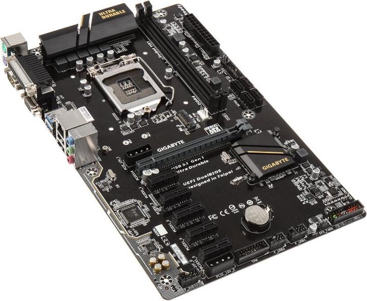 Actual product image Gigabyte H110-D3A Bitcoin Edition (LGA 1151, Intel H110, ATX)
