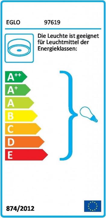 Energy Label EGLO Pasteri (E27)