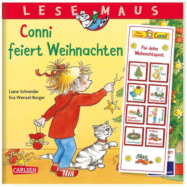 LESEMAUS 58 : Conni fête Noël (Allemand, Liane Tailor, Eva Wenzel-citoyen, 2023)