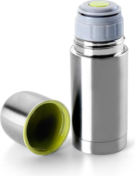Actual product image Ibili Stainless steel thermos flask 150 ml Keeps drinks hot or cold. Ideal for travelling for 2 cups (0.15 l)