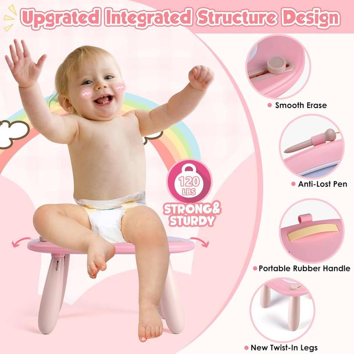 Produktbild Activity Board Magnetische Maltafel Zaubertafel für Kinder, Bunte Löschbare Magnettafel Zeichentafel mit Beinen