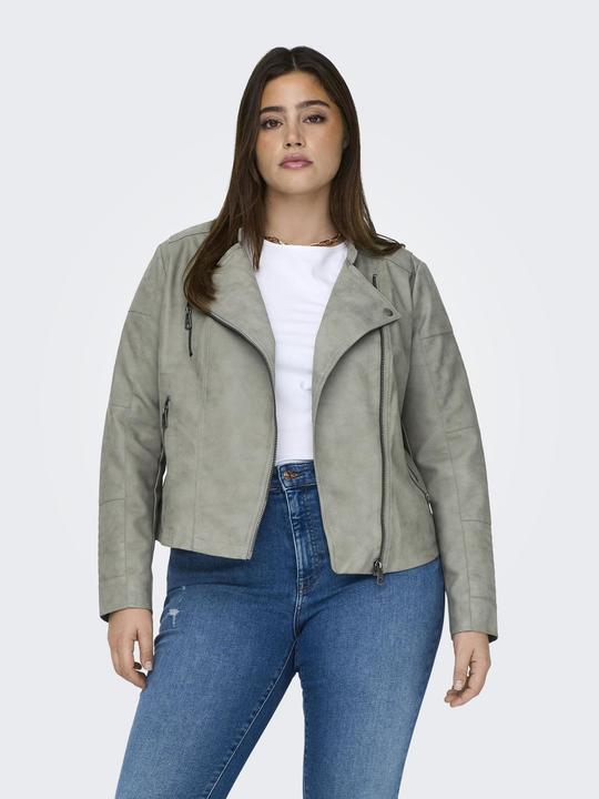 Image du produit Only Curvy Biker Veste en cuir synthétique (46)