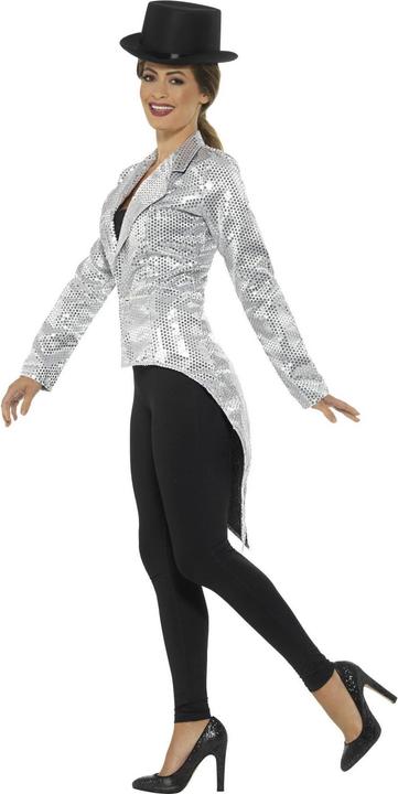 Actual product image Smiffys Womens/Ladies Sequins Costume Tailcoat (S)