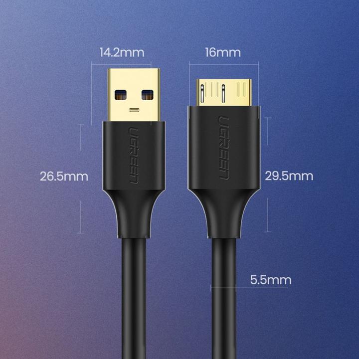 Image du produit Ugreen USB A – Micro USB B (1 m, USB 3.2 Gen 1)