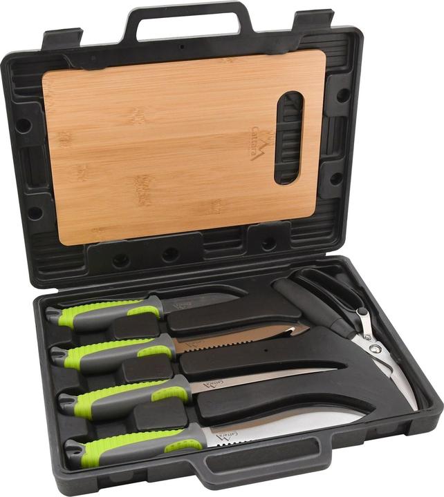 Actual product image Cattara Barbecue knife set 4+1+1