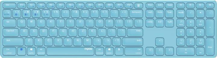 Produktbild Rapoo E9800M MULTI-MODE WL KEYBOARD BL (DE, Kabellos)