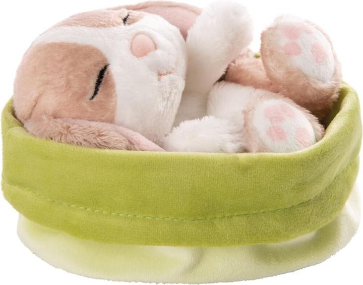Produktbild NICI 48709 Kuscheltier Hase cappuccino 12cm schlafend im (12 cm)