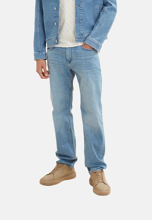 Immagine prodotto Tom Tailor Hose MARVIN Straight Jeans im 5-Pocket-Style mit Reissverschluss und Knopf (W34/L32)