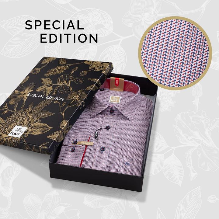 Actual product image Kauf Firenze New Kent long sleeve modern fit with contrast (41)