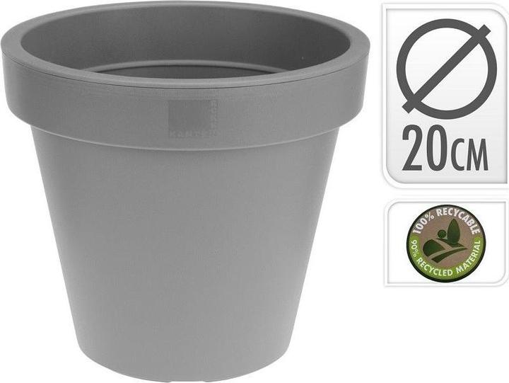 E&K Flowerpot Ek Round 20X20X18Cm (20 cm)