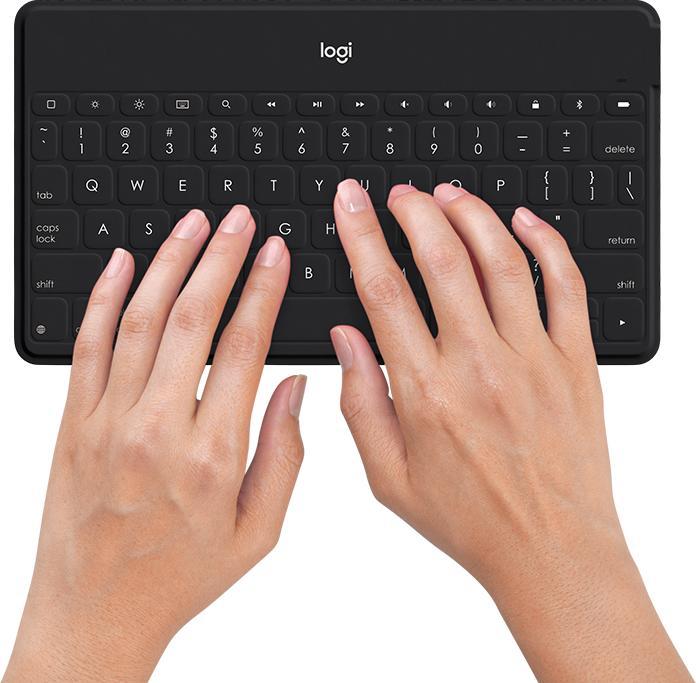Actual product image Logitech Keys-To-Go Black Bluetooth QWERTY German (DE)