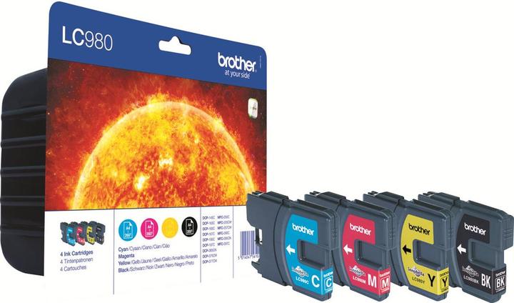 Produktbild Brother LC-980 Value Pack (M, BK, Y, C)