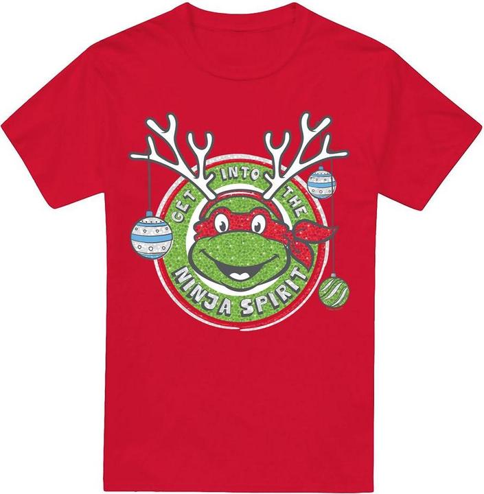 Teenage Mutant NT Into The Ninja Spirit TShirt weihnachtliches Design (M)