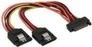 Produktbild InLine SATA Strom-Y-Kabel SATA Lasche