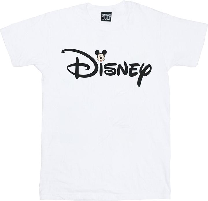 Actual product image Disney Womens/Ladies Mickey Mouse Logo Head Cotton Boyfriend T-Shirt (S)