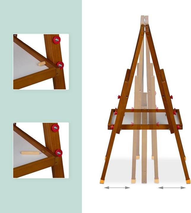 Actual product image Relaxdays Children's easel