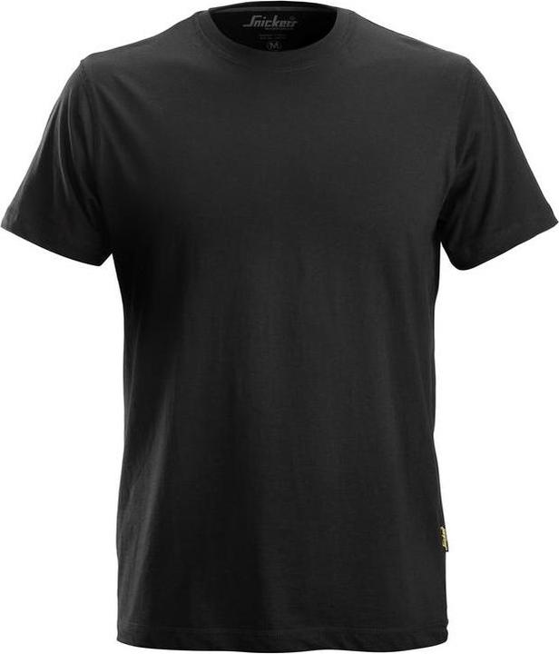Produktbild Hultafors Snickers T-shirt str. S - sort Classic i 100% bomuld - 2502 (S)