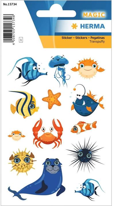 Actual product image HERMA Sticker fish
