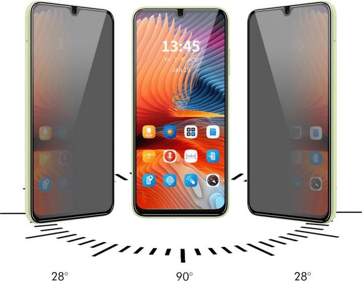 Immagine prodotto Cover-Discount Xiaomi Redmi 14C / Poco C75 - Panzerglas Display Privacy Anti-Spy (Xiaomi Poco C75, Xiaomi Redmi 14C)