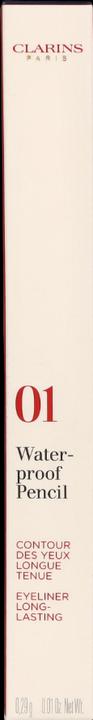 Actual product image Clarins Waterproof Pencil (01 Black Tulip)