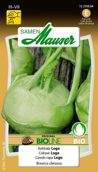Produktbild Samen Mauser Knospe Bio Kohlrabi Logo (Gemüsesamen)