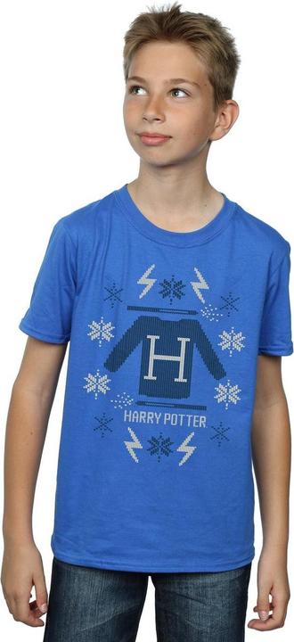 Actual product image Boys Christmas Knit T-Shirt (128)