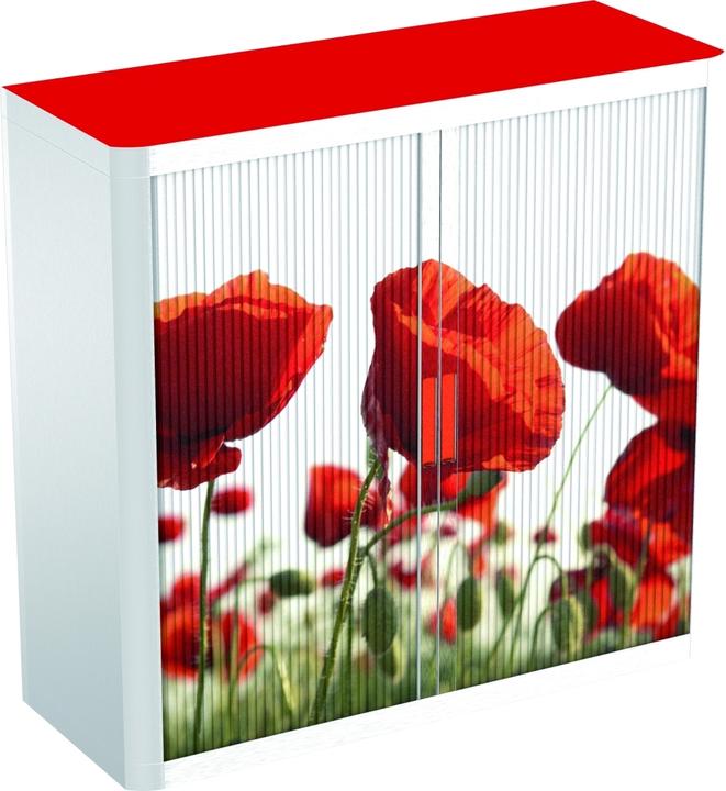 Produktbild Easy Rollladenschrank easyoffice BxTxH 86x37,5x104cm Mohn