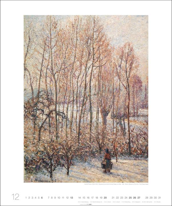 Actual product image Die schönsten Gärten des Impressionismus Edition Kalender 2026 (46 x 55 cm, German)
